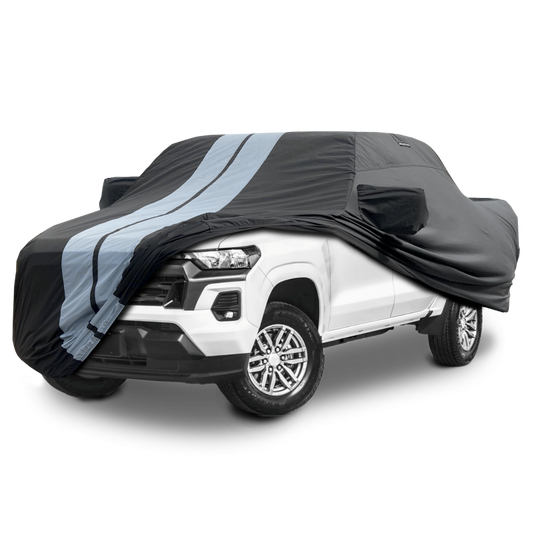 2015-2022 Chevrolet Colorado Extended Cab 6.1 ft. Regular Bed TitanGuard Truck Cover-STR-Black and Gray