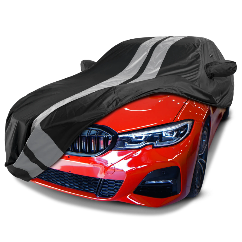 2015-2024 BMW M3 TitanGuard Car Cover-Black and Gray