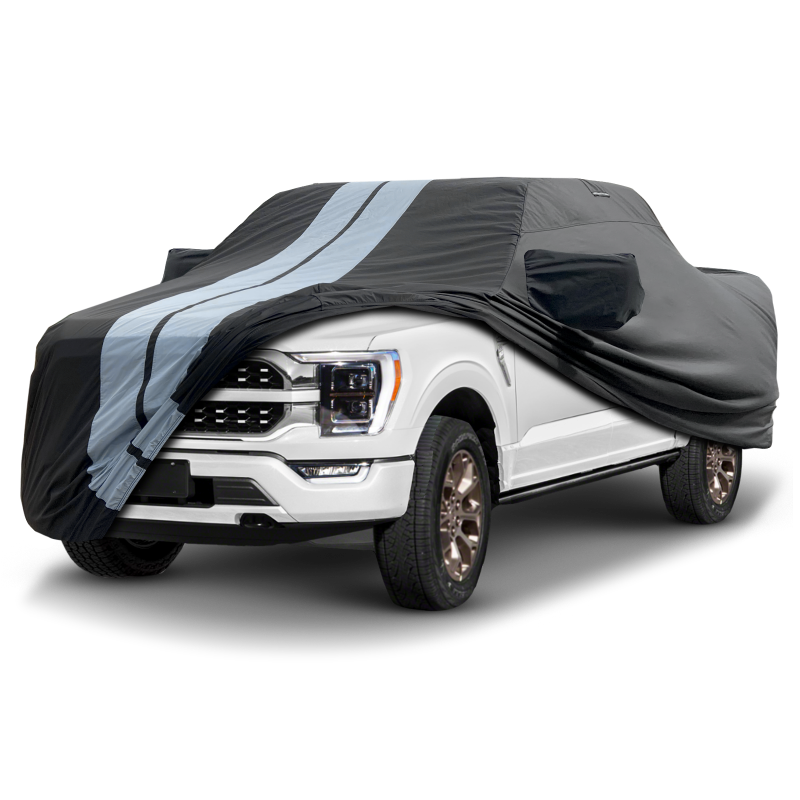 2015-2024 Ford F-150 Regular Cab 8.0 ft. Long Bed TitanGuard Truck Cover-STR-Black and Gray