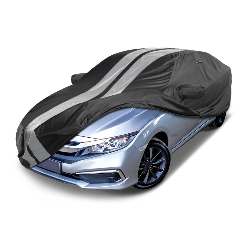 2016-2021 Honda Civic Sedan TitanGuard Car Cover-Black and Gray