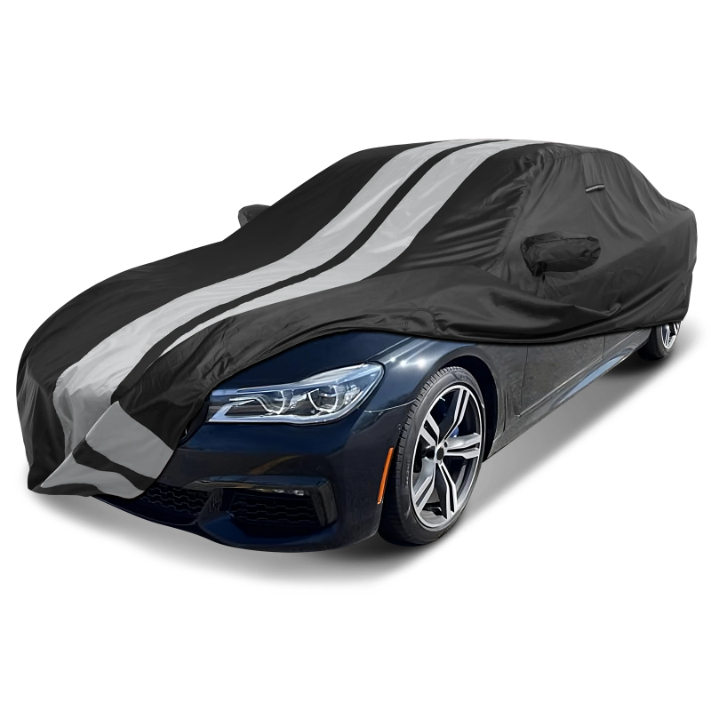 2016-2022 BMW 7-Series TitanGuard Car Cover-Black and Gray