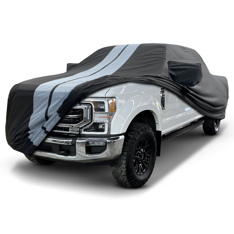 2017-2024 Ford F-250 Super Duty Regular Cab 8.2 ft. Long Bed TitanGuard Truck Cover-STR-Black and Gray