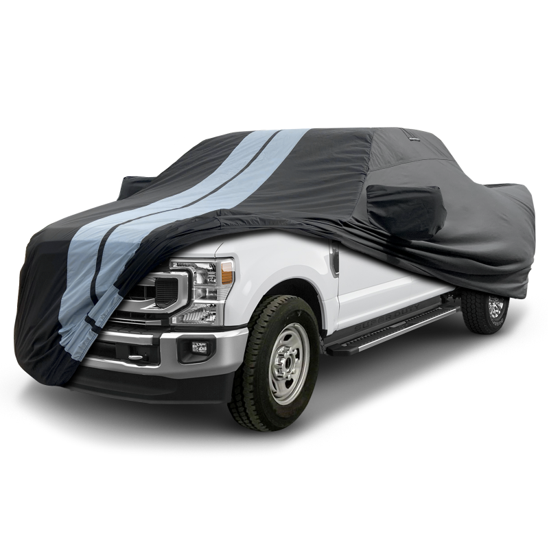 2017-2024 Ford F-350 Super Duty Regular Cab 8.2 ft. Long Bed TitanGuard Truck Cover-STR-Black and Gray