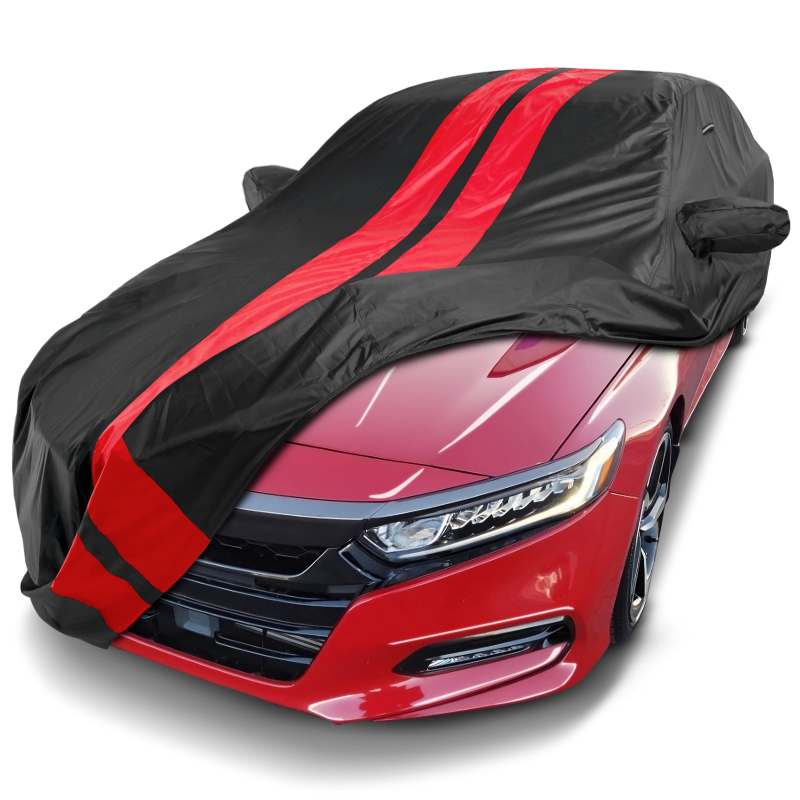 2018-2022 Honda Accord Touring TitanGuard Car Cover-Black and Red