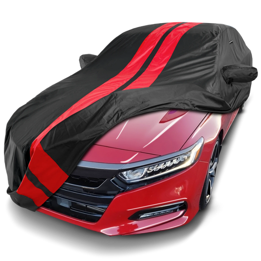 2018-2022 Honda Accord Touring TitanGuard Car Cover-Black and Red