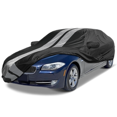 2018-2024 BMW 5-Series Sedan TitanGuard Car Cover-Black and Gray