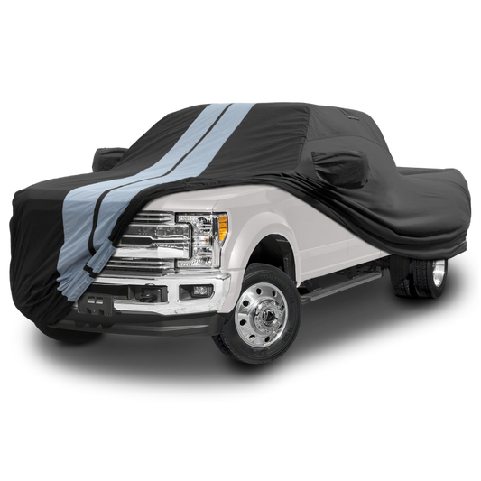 2019-2024 Ford F-450 Super Duty Regular Cab 8.2 ft. Long Bed TitanGuard Truck Cover-STR-Black and Gray