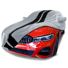 2019-2024 BMW 3-Series Sedan TitanGuard Car Cover-Gray and Black