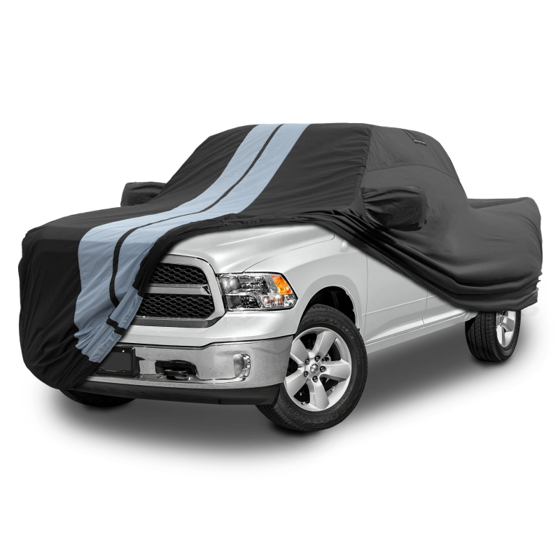 2019-2025 RAM 1500 Classic Crew Cab 6.3 ft. Regular Bed TitanGuard Truck Cover-STR-Black and Gray