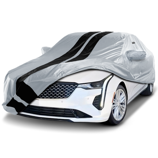 2020-2024 Cadillac CT4 TitanGuard Car Cover-Gray and Black