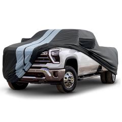 2020-2024 Chevrolet Silverado 3500HD Double Cab 8.2 ft. Long Bed TitanGuard Truck Cover-STR-Black and Gray