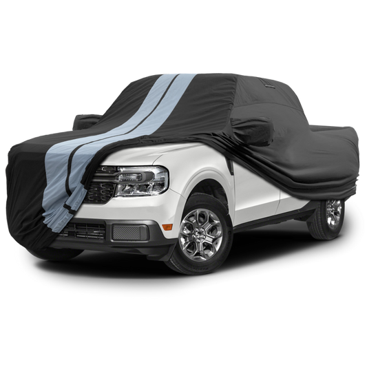 2022-2024 Ford Maverick SuperCrew Cab 4.5 ft. Short Bed TitanGuard Truck Cover-STR-Black and Gray