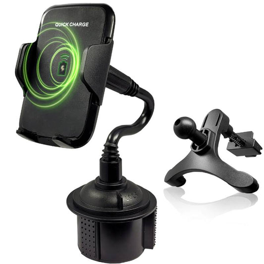 Wireless Phone Charger Cup Holder Car Mount