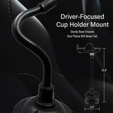 Wireless Phone Charger Cup Holder Car Mount
