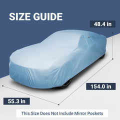 1955-1981 MG MGA, MGB, MGC Car Cover SilverGuard Outdoor Cover-Gray