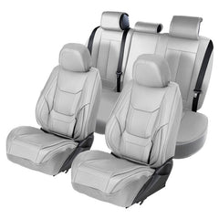 2021-2025 RAM 1500 Crew Cab TRX Premium Comfort Leather Full Seat Covers Gray